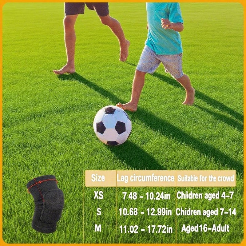 FAQUSA Volleyball Knee Pads for Women Men Youth Kids, Knee Brace for Basketball Soccer Football Dance Yoga Tennis Running Cycling Workout Climbing (Medium) - Image 2